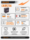 Аккумулятор Delkor 40Ач прямая полярность Del42B19R
