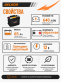 Аккумулятор Delkor 65Ач обратная полярность 56513