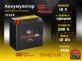 Аккумулятор 9999 PREMIUM AGM 12Ач 200A прямая полярность YTX14