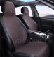 Накидка на сиденья автомобиля из замши (2шт) коричневый