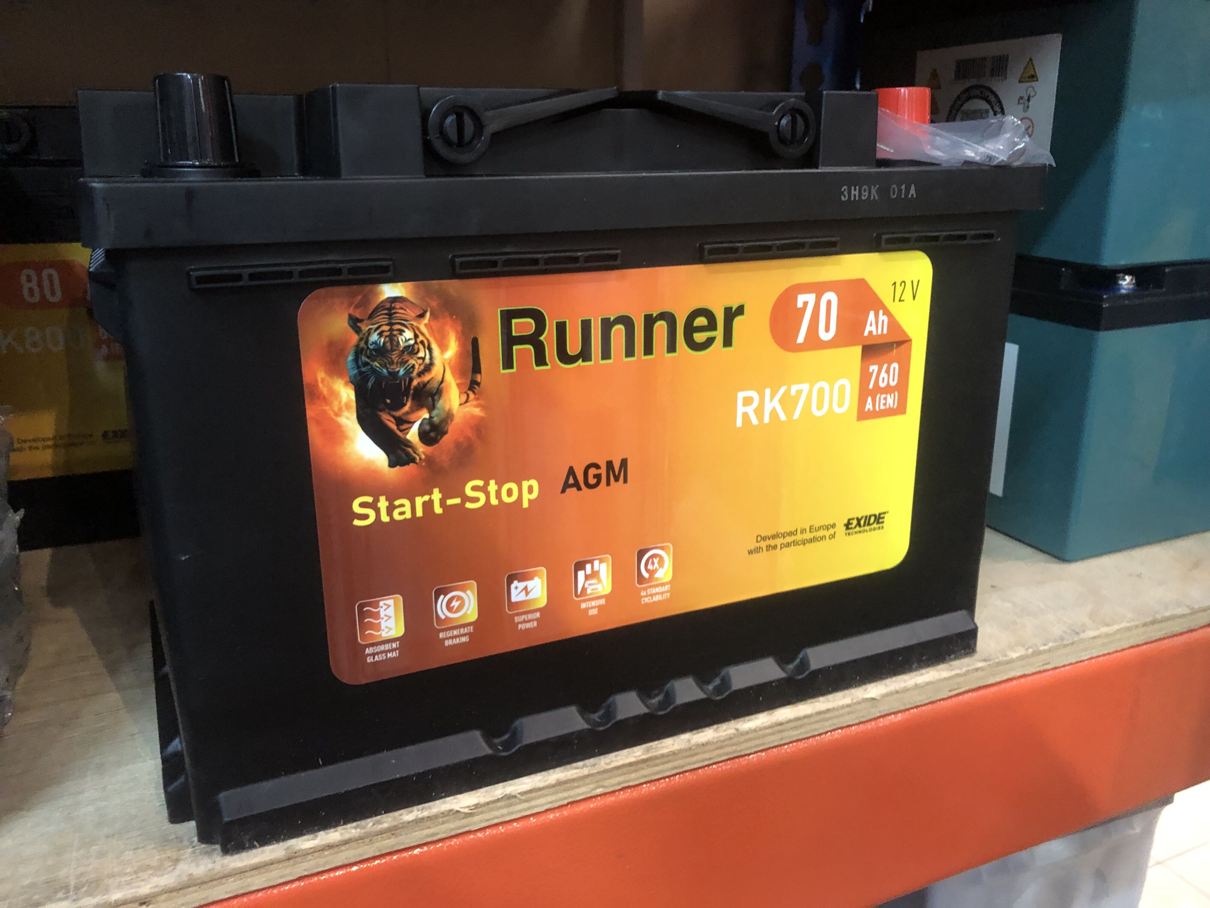 Battery run. Аккумулятор Runner.